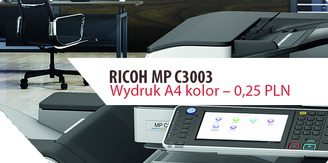 RICOH MP C3003 - 0% LEASING